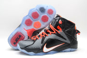 Nike High-Top Basketball Sneakers Black Orange 1412