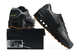 Nike Air Max 90 Black Grey Gum Sole Sneakers