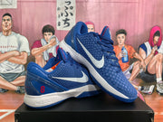 Nike Blue Basketball Sneakers Zoom 8 Style