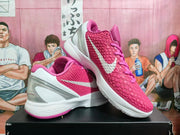 Nike LeBron Basketball Sneakers Pink and White
