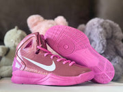 Nike HD2010 Kids High-Top Sneakers Pink and Burgundy