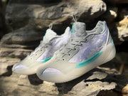 Jordan 39 Basketball Sneakers Gray Lavender Teal