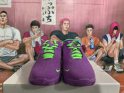 Nike Basketball Sneakers Purple Green