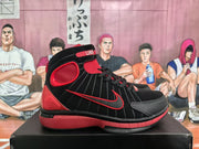 Nike Black Red High-Top Basketball Sneakers