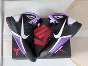 Nike Zoom Kobe 7 Basketball Shoes Black White Purple