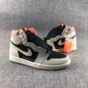 Jordan Air Jordan 1 High OG Gray Black Pink Sneakers 555088-018