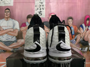 Nike White Black High-Top Basketball Sneakers
