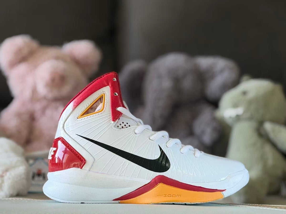 Nike HD2010 Kids High-Top Sneakers White Red