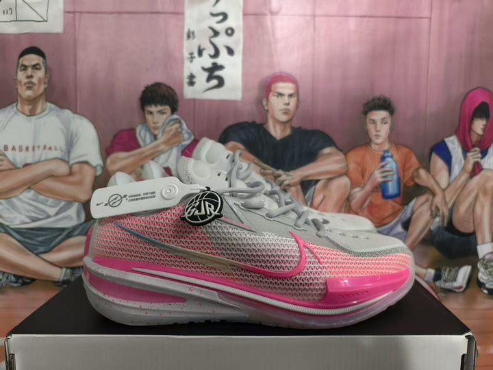 Nike GT Basketball Shoes Grey and Pink