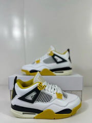 Jordan Air Jordan 4 Vivid Sulfur Sneakers White Yellow Black