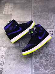 Air Jordan 1 Zoom Air CMFT Lemon Venom Plum Purple Sneakers