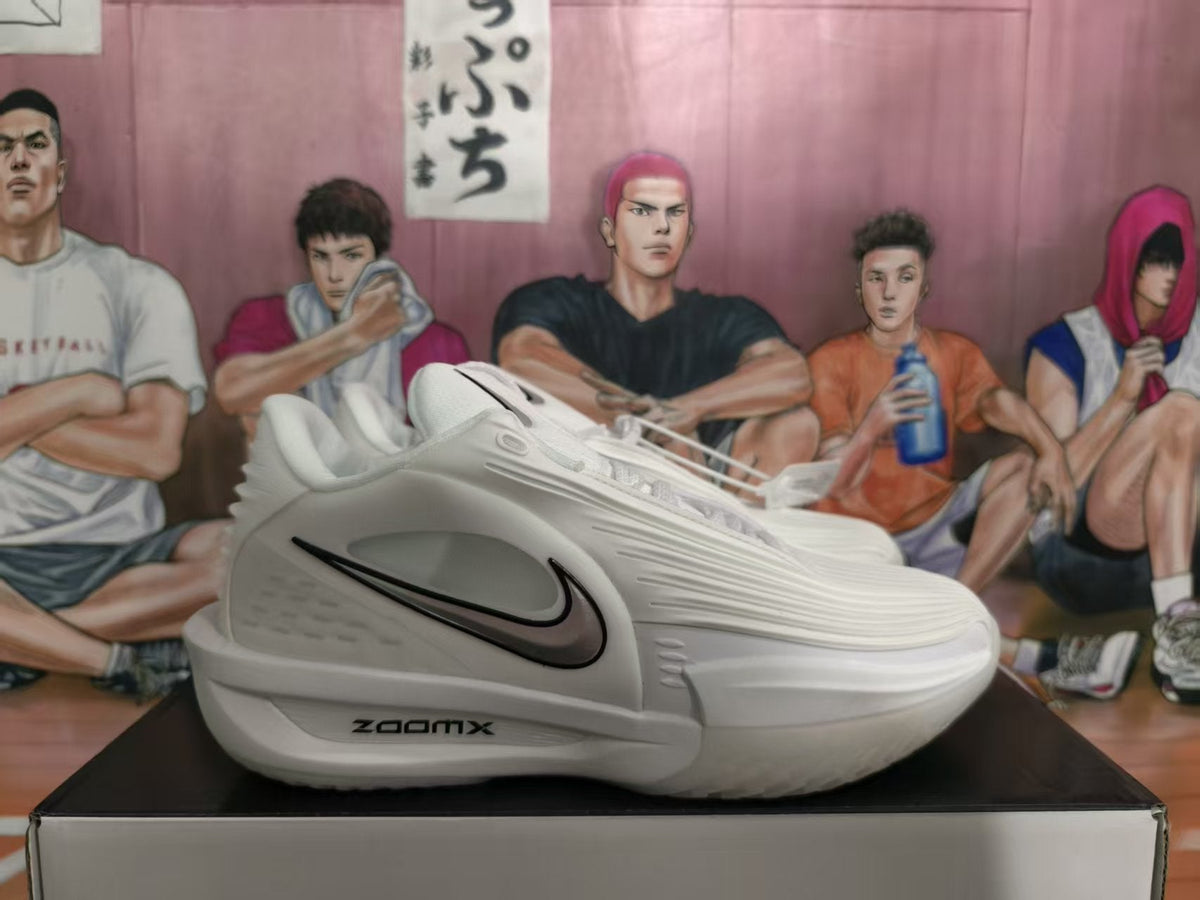 Nike ZoomX White Basketball Sneakers