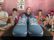 Nike Zoom Basketball Sneakers Blue White Orange