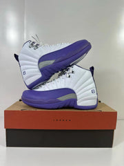 Air Jordan 12 Retro White Purple Sneakers CT8013-150