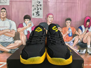 Jordan Q54 Basketball Sneakers Black and Yellow