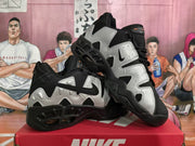 Nike Air More Uptempo Sneakers Black Silver