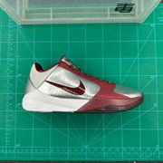 Nike Kobe Basketball Sneakers Silver Wine Red