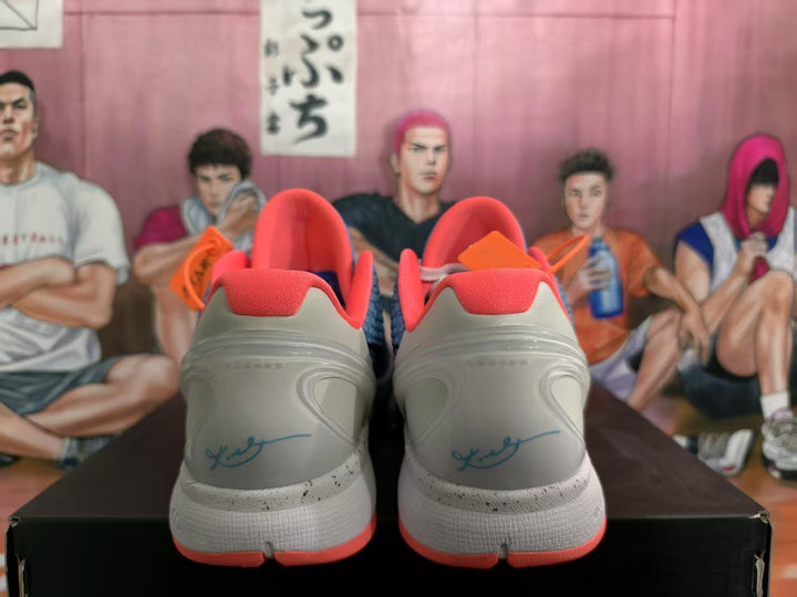Nike Zoom Basketball Sneakers Blue White Orange