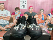 Converse Leopard Print Black Low-Top Sneakers