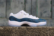 Jordan Air Jordan 11 Low Navy Snakeskin Sneakers