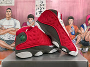 Jordan Basketball Sneakers Gray White Red