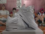 Jordan 4 White High-Top Sneakers