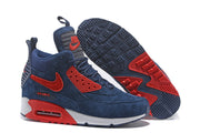 Nike Air Max 90 SneakerBoot High-Top Navy Red