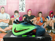 Nike Basketball Shoes in Neon Green and Blue