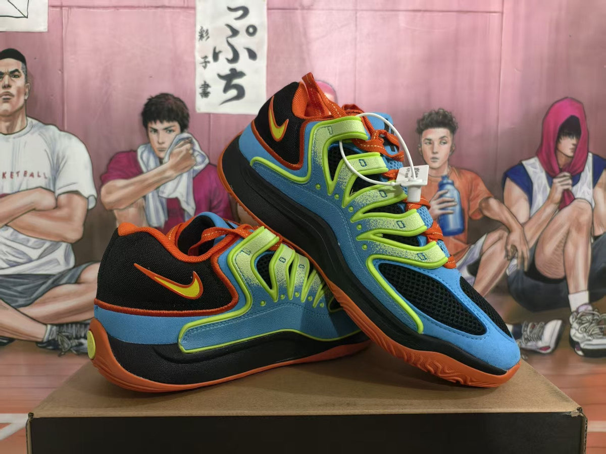 Nike Air Max Uptempo 95 Blue Green Orange Sneakers