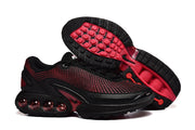 Nike Air Max Black and Red Running-Style Sneakers