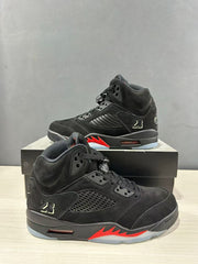 Jordan Air Jordan 5 Retro Black Red High-Top Sneakers