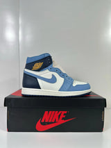Air Jordan 1 High OG Blue and White Sneakers FD2596-400