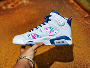 Jordan Air Jordan 6 Multicolor White Blue Pink Sneakers
