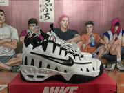Nike Air More Uptempo White Black Sneakers