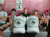 Nike A'ja White and Black Basketball Sneakers