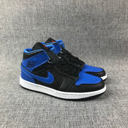 Jordan Air Jordan 1 Mid Black Game Royal Sneakers