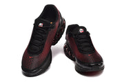Nike Air Max Black and Red Running-Style Sneakers