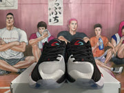 Jordan Black White Red Basketball Sneakers