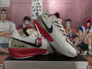 Nike Basketball Sneakers White Black Red Year of the Snake