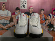 Jordan Air Jordan 13 White and Yellow Sneakers