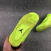 Jordan Air Jordan 4 Knit Fluorescent Green Sneakers