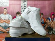 Jordan Jumpman Team 1 White High-Top Basketball Shoes