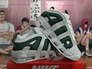Nike White and Dark Green Sneakers
