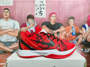 Nike Basketball Sneakers Red Black White