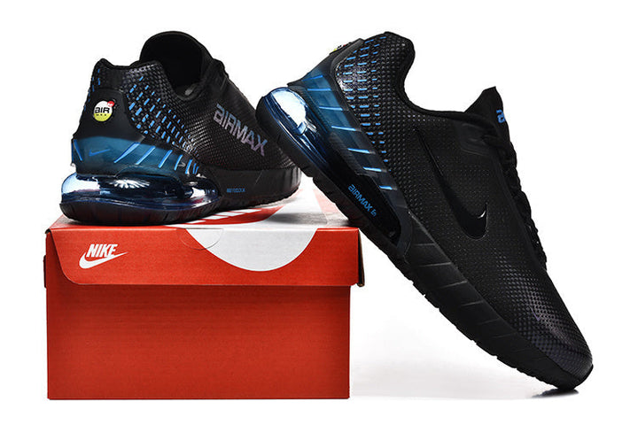 Nike Air Max 270 Black and Blue Sneakers