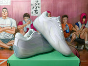 White Jordan Basketball Sneakers