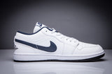 Jordan Air Jordan 1 Low White Dark Swoosh Sneakers