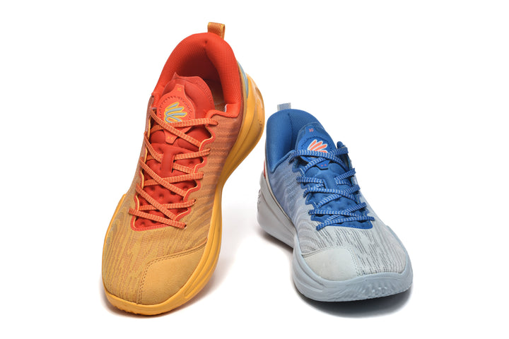 901-15 Blue and Orange Mismatched Sneakers
