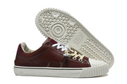 Maison Margiela Replica Low-Top Sneakers in Burgundy