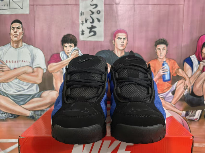 Nike Air More Uptempo Blue Basketball Sneakers